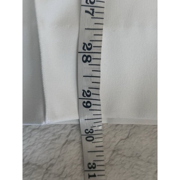 Tory Burch Sport Tech Twill Golf Pants Snow White NWT Size 6 - Picture 11 of 12